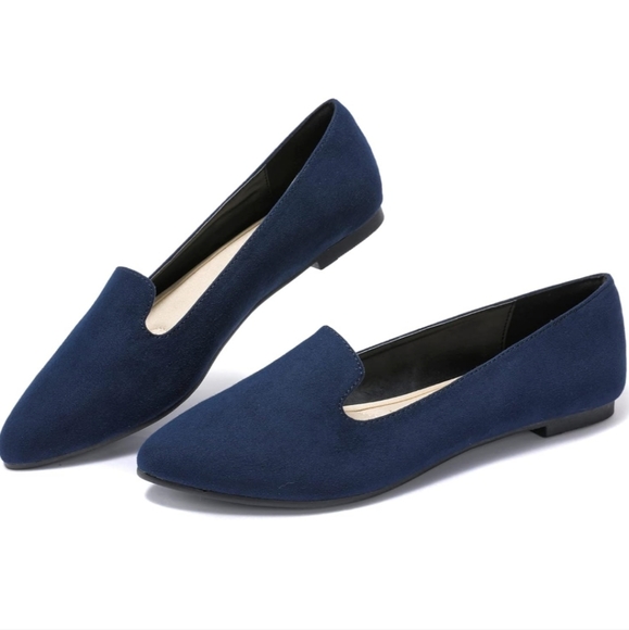 Women's Wide Width Flat Shoes, Comfortable Casual Round Toe Classy Design Ballet - Picture 4 of 8